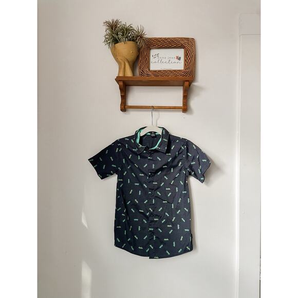 Beverly Hills Polo Club skateboard print button up 🛹  M (5/6) - Picture 1 of 4